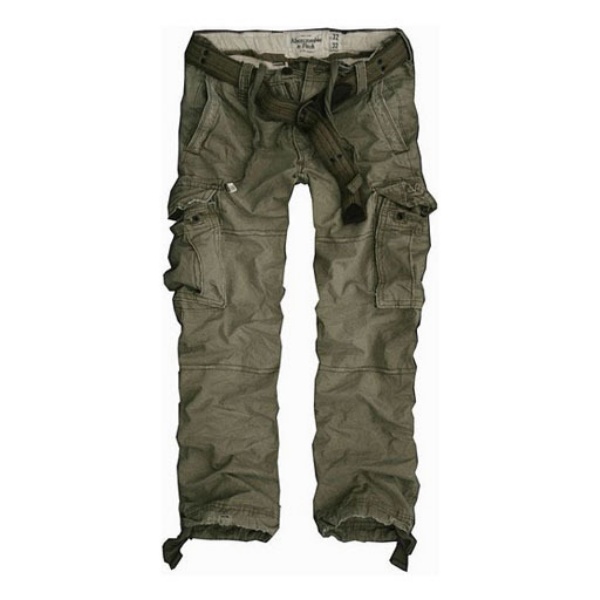 Abercrombie Fitch Hombres Chinos Pantalones Con Cinturón AF7439